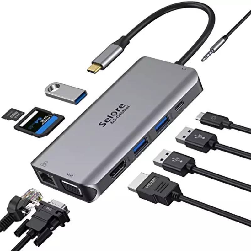 USB-VGA - Adaptateur USB 3.0 Vers VGA Bleu USB-VGA 