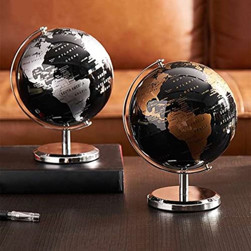 Exogio Globe terrestre avec étoiles pour maison, table, bureau
