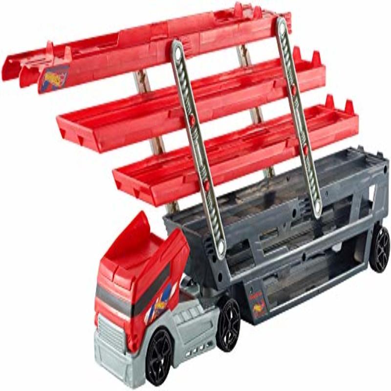 Hot Wheels Méga Transporteur, camion pour transporter jusqu'à 50 petites  voitures, emballage fermé, jouet pour enfant, GWT37 : : Jeux et  Jouets