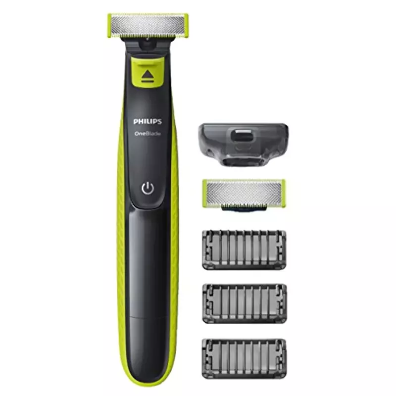Philips QP2520/30 OneBlade, Rechargeable, 100 % étanche, 3 sabots clipsables barbe de 3 jours