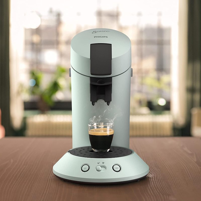 Philips Senseo Original Plus, Machine à café à dosettes (Sélecteur  d'intensité, Technologie Booster d'arômes, de plastique