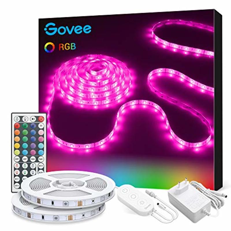 Govee Ruban à LED 10m Bande LED RGB Multicolores Améliorée
