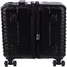 Amazon Basics Valise de voyage à roulettes pivotantes, Noir, 55 cm