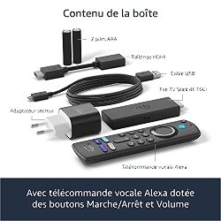 Fire TV Stick 4K Max | Appareil de streaming, Wi-Fi 6, télécommande vocale Alexa